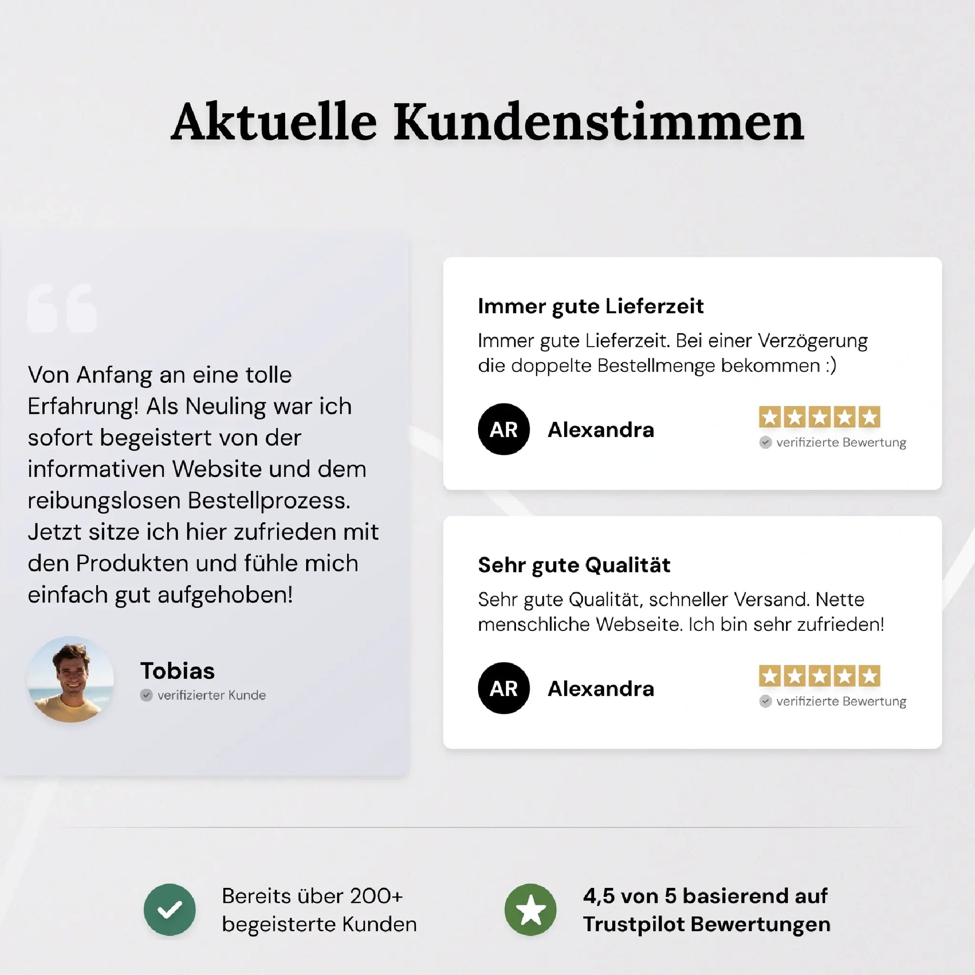 Aktuelle Kundenstimmen